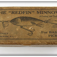 James L. Donaly Green & White The Redfin Minnow In Box