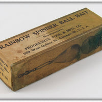Progressive Tool & Mfg Co Helle's Weedless Ball Bait & Rainbow Spinner Ball Bait In Box