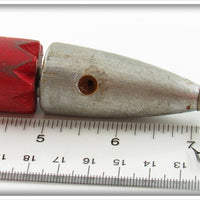 Unknown Red & Silver Spitter Bait Rotary Head