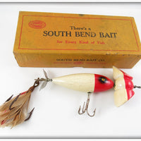 South Bend Red Head White Truck Oreno Lure In Box 936 RH