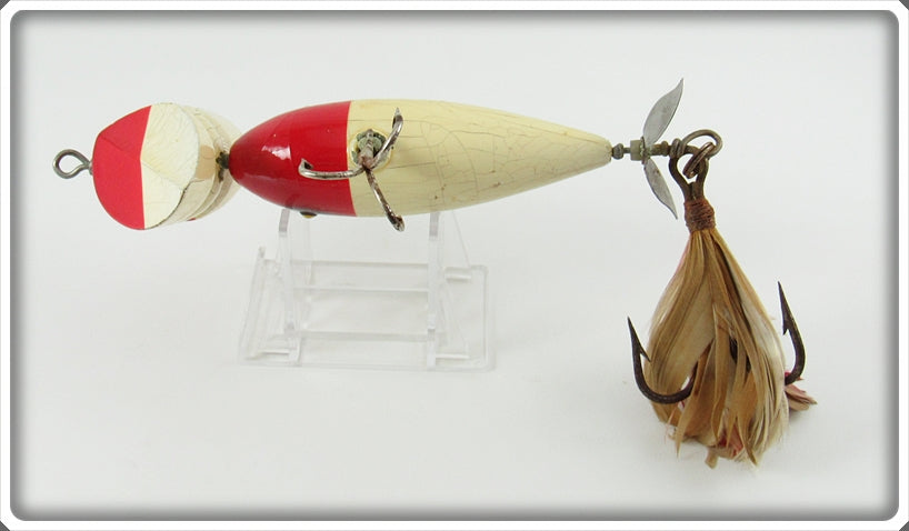 South Bend Red Head White Truck Oreno Lure In Box 936 RH For Sale