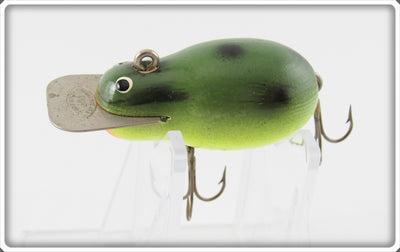 Vintage Creek Chub Shakespeare Frog Spot Pup Tiny Tim Lure 