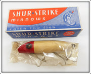 Shur Strike Red Head Bass Oreno Type Lure Unused In Box S7502