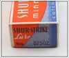 Shur Strike Red Head Bass Oreno Type Unused In Box S7502