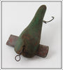 Folk Art Green Airplane Type Lure