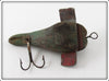 Folk Art Green Airplane Type Lure