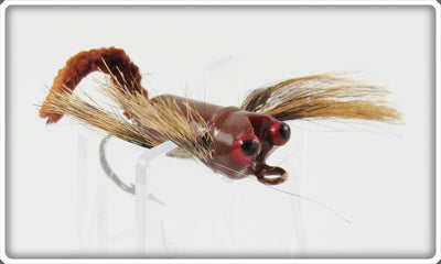 Vintage South Bend Brown Dragon Oreno Dragonfly Fly Rod Lure 