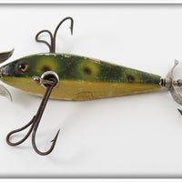 Vintage Heddon Frog Spot Dummy Double Lure 1509B 