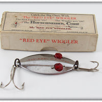 Vintage Hofschneider Corp Red Eye Wiggler Lure In Box