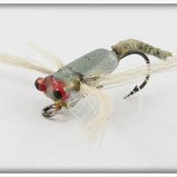 Vintage Peck's Silver Dragon Bug Dragonfly Fly Rod Lure