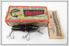 Vintage Heddon Black Scissor Tail Lure In Box 9830 XBW