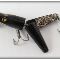 Heddon Black Scissor Tail In Box