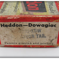 Heddon Black Scissor Tail In Box