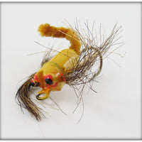 Vintage Peck's Yellow Dragon Bug Dragonfly Fly Rod Lure