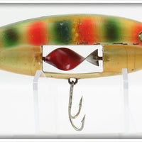 Immell Bait Co White With Red & Green Spots Musky Chippewa Lure