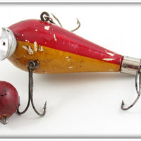 Water Witch Co Red, White & Yellow Lake George Floater Lure