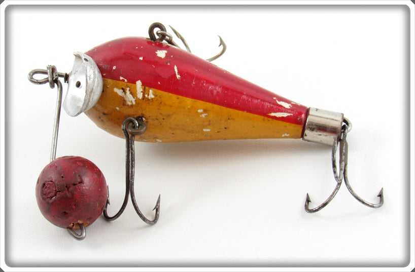 Water Witch Co Red, White & Yellow Lake George Floater Lure