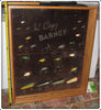 Vintage McCagg Barney Salesman Sample Display Board With Lures