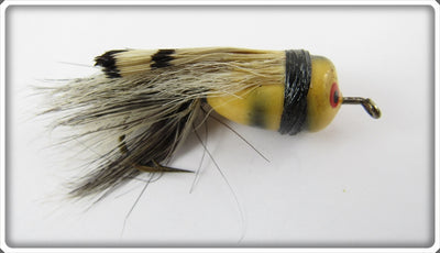 Heddon Peet's Favorite White & Black Bass Bug