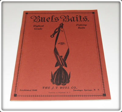 The J. T. Buel Co Buels Baits Reprinted In 1985 Catalogue