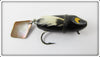 Vintage Heddon Black Flyrod Flaptail Bug Lure