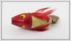 Heddon Red & White Flyrod Flaptail Bug