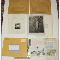 Vintage Creek Chub Testimonials, Letters & Photos In Envelope