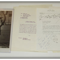 Creek Chub Testimonials, Letters & Photos In Envelopes