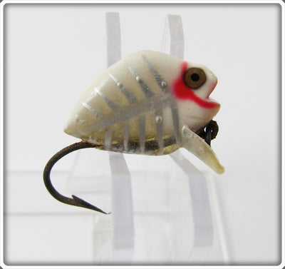 Vintage Heddon White Shore Flyrod Punkie Spook Lure 