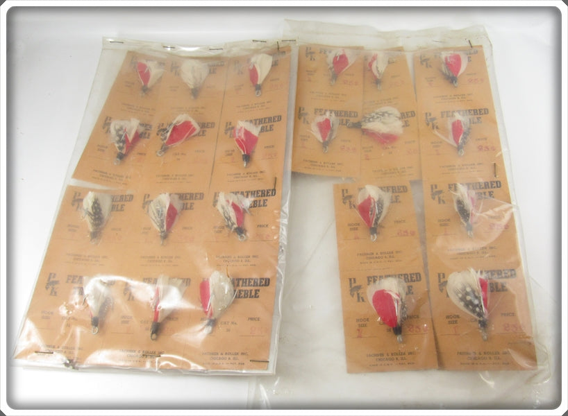 Pachner & Koller Inc P&K Feathered Treble Lot On Cards