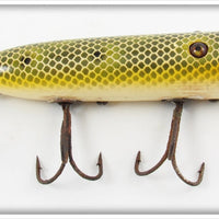 Vintage Heddon Frog Scale Basser Lure 8509J
