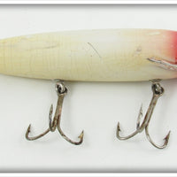 Vintage Shakespeare White & Red Hydroplane Lure
