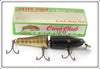Creek Chub Black Head Pikie Scale Tail Jointed Pikie Lure 2600 Special