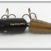 Creek Chub Black Head Pikie Scale Tail Jointed Pikie 2600 Special