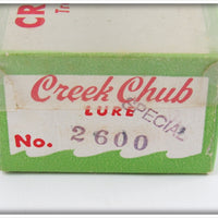 Creek Chub Black Head Pikie Scale Tail Jointed Pikie 2600 Special