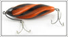 The Calumet Tackle Co Black & Orange Spiral Lure In Box