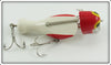 Lamothe Stokes Mfg Co White & Red Swiv A Lure In Box