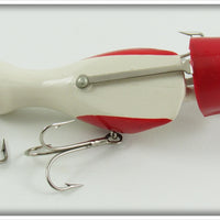 Lamothe Stokes Mfg Co White & Red Swiv A Lure In Box