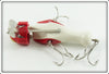 Lamothe Stokes Mfg Co White & Red Swiv A Lure In Box