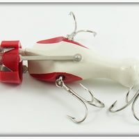 Lamothe Stokes Mfg Co White & Red Swiv A Lure In Box