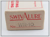 Lamothe Stokes Mfg Co White & Red Swiv A Lure In Box