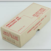 Lamothe Stokes Mfg Co White & Red Swiv A Lure In Box