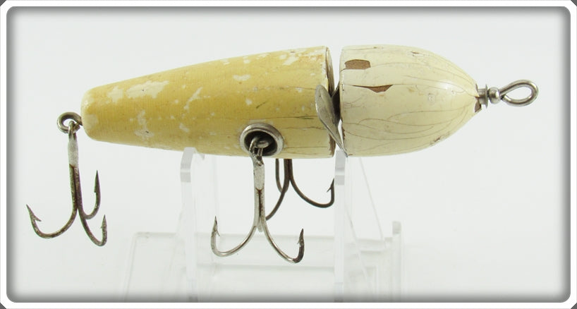 Vintage Tryon/Kingfisher/Regal White Rotary Head Bait