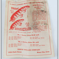 Weller White Red Eyes Mouse In Gray Mouse Box