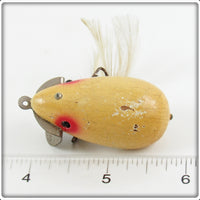 Weller White Red Eyes Mouse In Gray Mouse Box