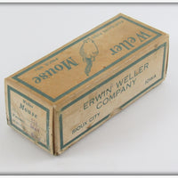 Weller White Red Eyes Mouse In Gray Mouse Box