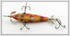 Heddon Yellow With Black & Red Spots 0 Dowagiac Minnow