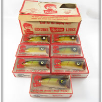 Vintage Heddon Perch Baby Lucky 13 Dealer Box With 7 Lures 2400L