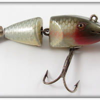 Vintage Creek Chub Silver Shiner Baby Wigglefish Lure 2503