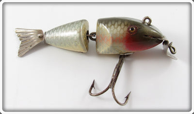 Vintage Creek Chub Silver Shiner Baby Wigglefish Lure 2503